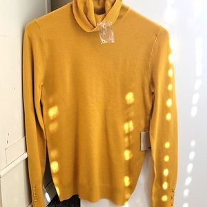Mustard Yellow turtleneck sweater